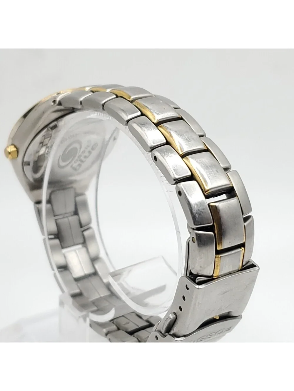 Fossil Blue Watch Women 29mm Two-Tone New Battery